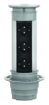Kopp 939610019 VersaELITE aluminium 3-way socket power strips