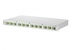 METZ CONNECT 1502007M24-E OpDAT PF VIK 24xLC-D lime green OM5 grey patch panel
