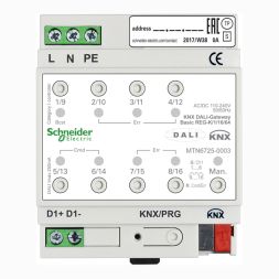SCHNEIDER MTN6725-0003 KNX DALI gateway | Basic, 1 channel