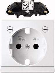 MERTEN MEG2334-0319 Central plate polar white glossy