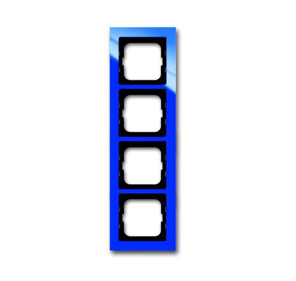 Busch-Jaeger 1724-288 cover frame, 4-way frame blue