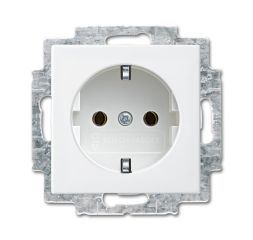 Busch-Jaeger 2300 EUC-914 SCHUKO® socket insert alpine white