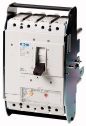 Eaton NZMH3-4-AE400/250-AVE circuit breaker, 4p, 400A, 250A in 4th pole, withdrawable unit, 113588