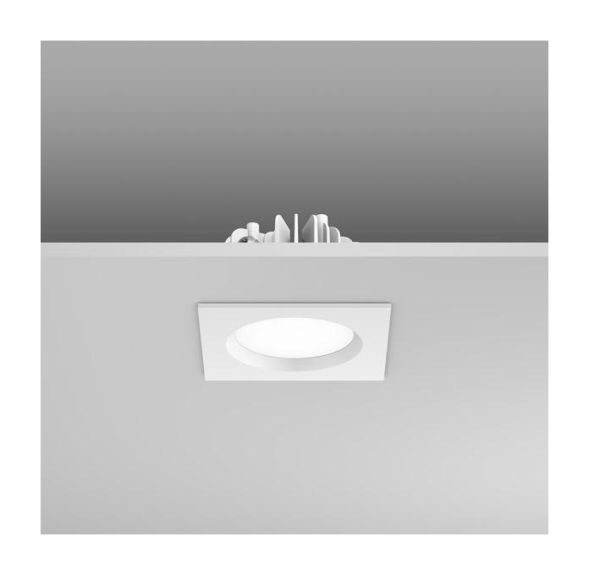 RZB 901435.002 13.1W 3000K 130x130x83 107° white LED recessed ceiling spotlight