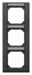MERTEN 476314 frame 3-way vertical anthracite M-PLAN