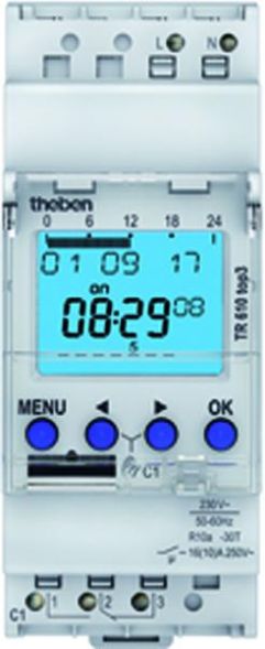 Theben 6100130 TR 610 top3 1-channel digital timer