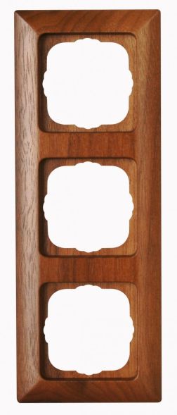 Kopp 306735002 3-way HK02 walnut cover frame