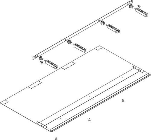 ABN KU horizontal FB3 500mm deep partition (NTW3-5)