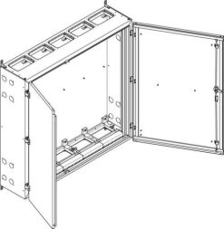 ABN protective insulated IP55 1340x1290x340mm wall housing (NT58P)