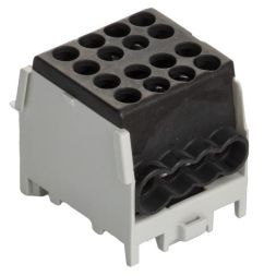 Pollmann 2080177 HLAK 25-1/6M2 black main line branch terminal