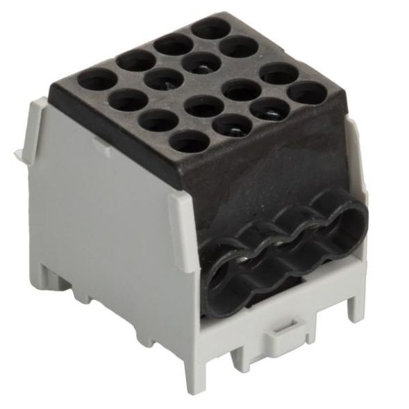 Pollmann 2080177 HLAK 25-1/6M2 black main line branch terminal