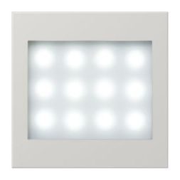 Jung LS539LGLEDLW-12 LED reading light, LS series, light grey (painted aluminium)