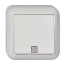ELSO 382114 AP button 10A illuminated CONTURA pure white