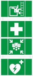 RP-Technik KS3HELP First Aid 234x135mm Neutral 2x set of 3