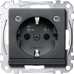 MERTEN MEG2304-0414 SCHUKO socket anthracite System M