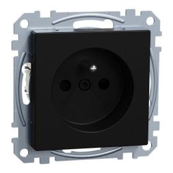 MERTEN MEG2600-0403 touch protection black matt System M socket