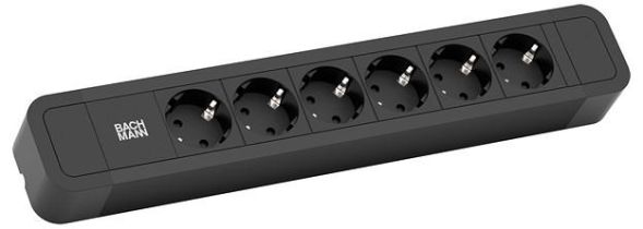 Bachmann 350,000 power strip 6f black 2m 35° IP20