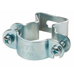 Legrand 382853 pipe clamp 25 sendzimir, (grey)