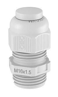 OBO Bettermann V-TEC VM16VS LGR with sealing plug cable gland, 2023042