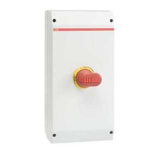ABB Stotz-Kontakt OTP75A6U, safety switch 6-pole 37 kW 400V with red-yellow handle, 1SCA022401R2890