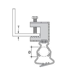ABB Stotz-Kontakt 7TCA084030R1253 FH65-GM1926 carrier screw clamp