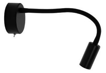 Brumberg 10190083 230V AC 4.2W 3000K black LED reading light LB21