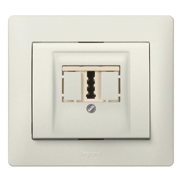 Legrand 771547 Cover Galea TDO mother of pearl, (cream white (electric white))