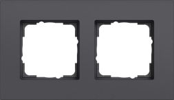 Gira 0212408 2f Esprit Alu anthra cover frame
