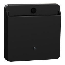 MERTEN MEG3854-0403 with label field black matt System M Card switch