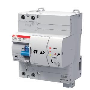 ABB Stotz-Kontakt F-ATI2Test A-63/0.03, F-ATI2Test A-63/0.03 residual current circuit breaker 5TE 2P, type A, 63A, 30mA, short-time delay, FIauto.Test, 2CSF302130R1630