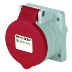 Mennekes 2584 surface-mounted box 32A 7-pin 6h 400V IP44