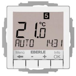 Eberle 527820455604 UTE 4800-Rw-RAL9016-G-55 room thermostat UP