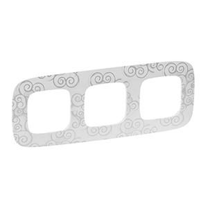 Legrand 754343 frame Valena Allure 3-WAY CHROMESTYLE, (chrome)