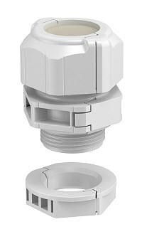 OBO Bettermann V-TEC TB32 divisible GL M32 light grey cable gland, 2024970