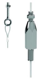 PROTEC.class 05106174 PSASCT3x90 screw M8 trapezoid M10 90kg/3m rope suspension