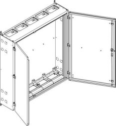 ABN protective insulated IP55 1340x1440x340mm wall housing (NT59P)