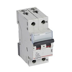 Legrand 404189 Circuit breaker TX3 C20A 1P+N 10KA 2M