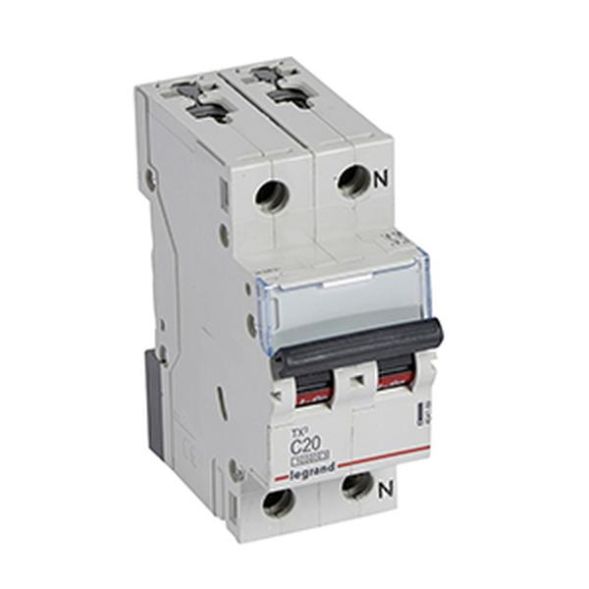 Legrand 404189 Circuit breaker TX3 C20A 1P+N 10KA 2M