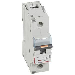 Legrand 409763 Circuit breaker DX3 C100A 1P 25KA 1, 5M