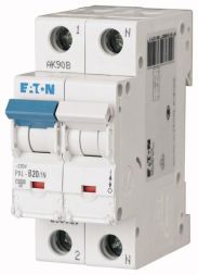 Eaton PXL-B20/1N miniature circuit breaker, 20A, 1p+N, B-Char, 236121