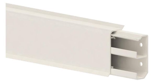 GGK 12451 SL/c 20x50 cream white skirting board channel complete