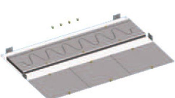 ABB Striebel &amp;amp; John RB48S base plate with sinus flange 4-field wide, depth 800 mm, 2CPX045818R9999