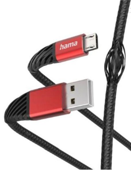 Hama 201539 &amp;#039;Extreme&amp;#039;, USB-A - Micro-USB, 1.5 m USB charging cable