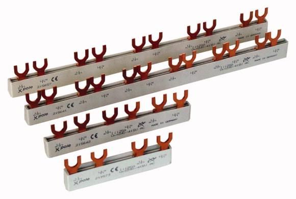 Eaton EVG-3PHAS/6MODUL/HI phase busbar, 3Ph, 10qmm, fork, 6.5TE, 216411