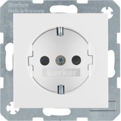 Berker 47238989 SCHUKO socket polar white, glossy Berker S.1/B.3/B.7