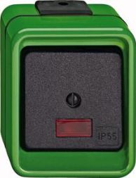 MERTEN 375977 rocker switch 1-pole green AGRICULTURE