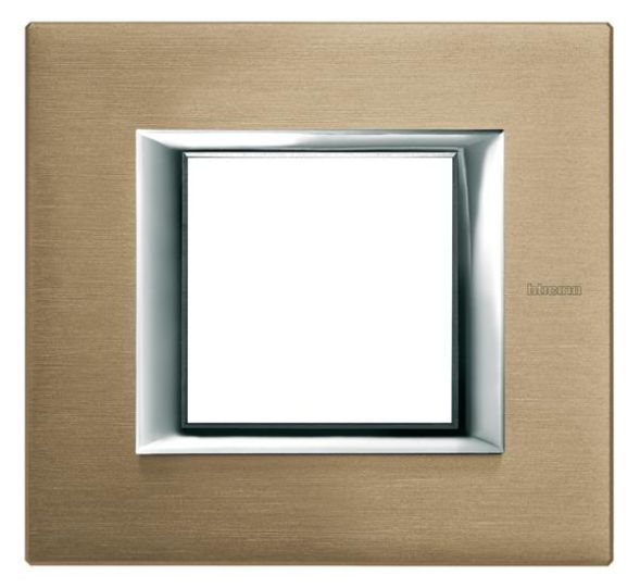 Bticino HA4802NX frame titanium brushed, (Titanium)