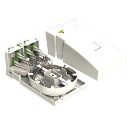 Kaiser AT29243 HÜP 14 fibers 7 LC/APC DX splice ready house transfer point