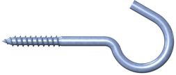 Reisser 000334S021-040070S-1 Ceiling hook wood thread RN 334, 4.0 X 70, steel, galvanized, blue pass., packed 25 a