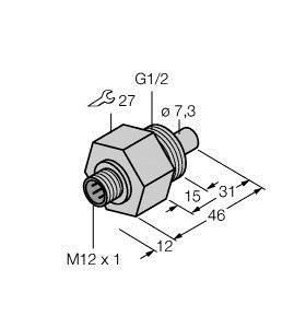 Turck 6870322 FCS-G1/2A4-NAEX-H1141 immersion sensor